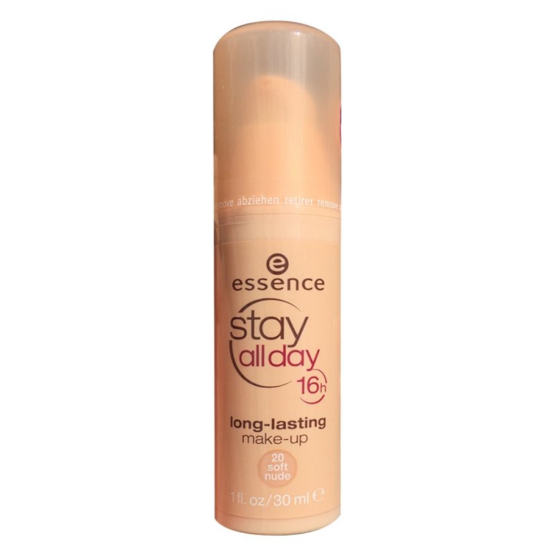 Essence Stay All Day 16h Foundation Soft Sand 30 – Langanhaltendes, Veganes Make-up Ohne Silikone