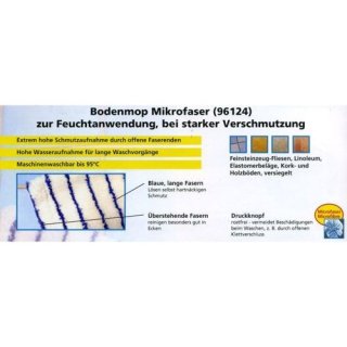 Unger Bodenmop Mikrofaser Feuchtanwendung für starke Verschmutzung