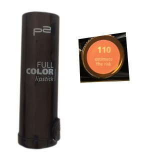 p2 cosmetics Lippenstift full color lipstick estimate the risk 110, 4 g (1St)