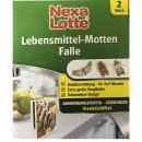 Nexa Lotte Lebensmittel-Motten Pheromon Falle Insektiziefrei (1 Packung mit 2 Stück)