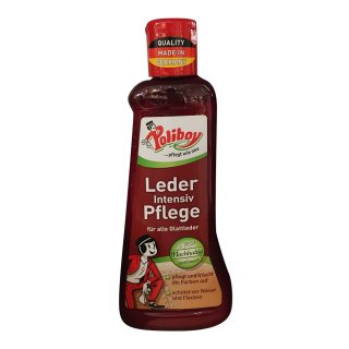 Poliboy Leder Reiniger für alle Glattleder (200ml Flasche)