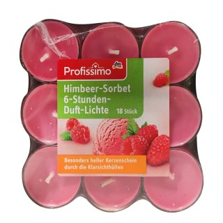 Profissimo 6-Stunden Duft Lichte Himbeer Sorbet (18 Stk eine Packung)