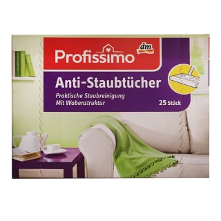 Profissimo Anti-Staubtücher (25 Stk Beutel)