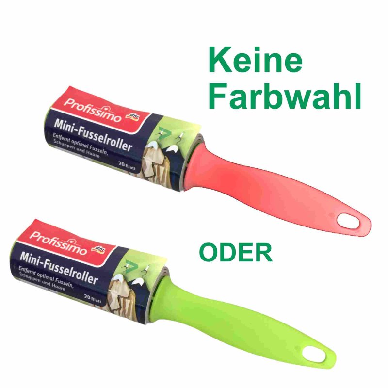 Profissimo Mini-Fusselroller (Keine Farbwahl)