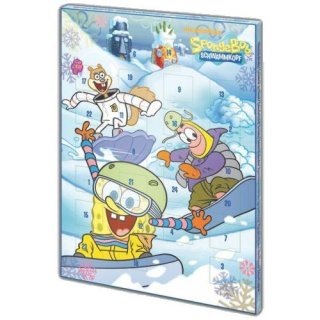 Adventskalender SpongeBob 75g, Schokoladen Adventskalender