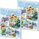 Adventskalender Die Schlümpfe 75g, 2er Pack