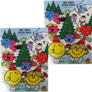 Adventskalender Mr- Men & Little Miss Motiv: Feier, Schneelandschaft 75g (2er Pack)
