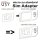 usy Sim-Kartenadapter, Micro Simkarte zu Standard Simkarte 1 Stck.