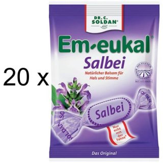 Em-eukal Salbei Bonbons (20x 75g Beutel)