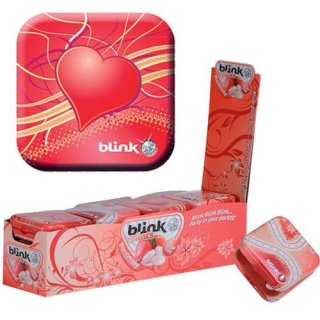 Blink - Erdbeer-Pfirsich Mints - (12x 20g Dose)