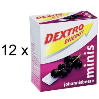Dextro Energy Minis Johannisbeere (12x50g Packung)