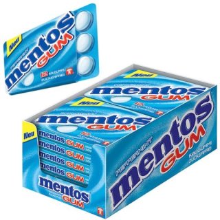Mentos Gum Peppermint (12x 17,5g Packung)