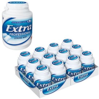 Wrigleys Extra Professional Strong Mint - zuckerfrei (12x 46 Dragees)