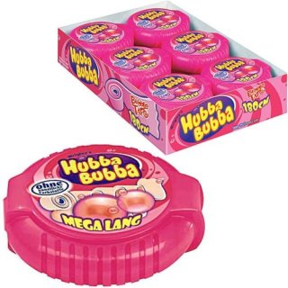 Wrigley Hubba Bubba Bubble Tape Fancy Fruit (12x56g Packung)
