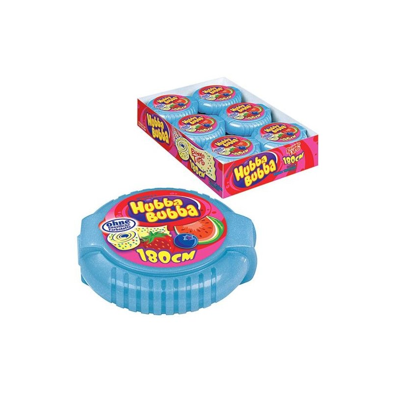 Wrigley Hubba Bubba Bubble Tape Triple Mix (12x56g Rollen)