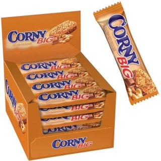 Corny Big Peanut-Chocolate, Erdnuss Müsliriegel (24x50g Packung)