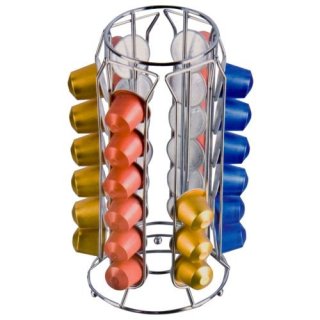 Kapselspender für 36 Nespresso Kapseln, Chrom