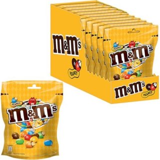 M&Ms Peanut (10x 190g Beutel)