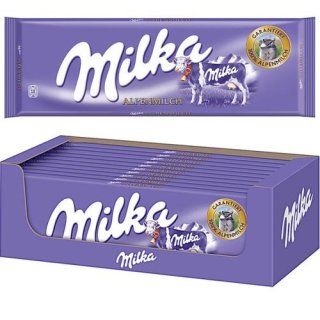 Milka Schokolade Alpenmilch (12x 300g Tafeln)