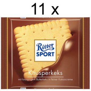 Ritter Sport Knusperkeks (11x100g Tafeln)