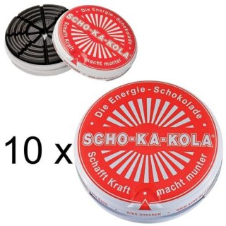 Scho-Ka-Kola Energie-Schokolade (10x100g Dose)