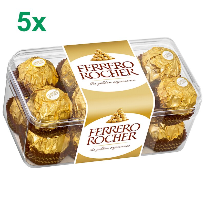 Wie Viel Kalorien Hat Ein Ferrero Rocher Ferrero Rocher (5x200g Packung)