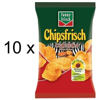 Funny-Frisch Chips Frisch Chakalaka (10x175g Tüten)