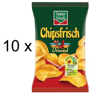 Funny-Frisch Chips Frisch Oriental (10x175g Tüten)