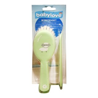 babylove Bürstenset, grün (1 St Packung)