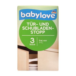 babylove Tür- und Schubladenstopp, frei von PVC (3 St Box)