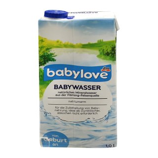 babylove Babywasser von Geburt an (1 Lit)