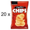 Mr. Knabbits Paprika Chips (20x 150g Tüten)