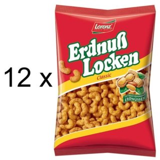 Lorenz Erdnusslocken (12x 150g Tüten)