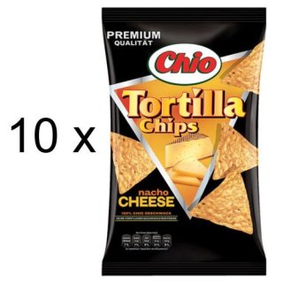 Chio Tortillas Nacho Cheese (10x125g Tüten)