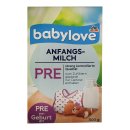 babylove Anfangsmilch Pre von Geburt an (500g Box)
