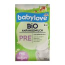 babylove Bio Anfangsmilch Pre von Geburt an (500g Box)