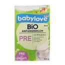 babylove Bio Anfangsmilch Pre von Geburt an (500g Box)