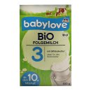 babylove Bio Folgemilch 3 ab dem 10.Monat (500g Box)