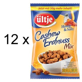 ültje Cashew Erdnuss Mix (12x200g Tüten)