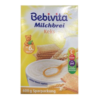 Bebivita Milchbrei Keks ab 6. Monat (600g Box)