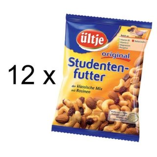 Ueltje Studentenfutter original (12x 200g Tüten)