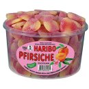 Haribo Pfirsiche Fruchtgummi, 150 Stck. (1,35kg Runddose)
