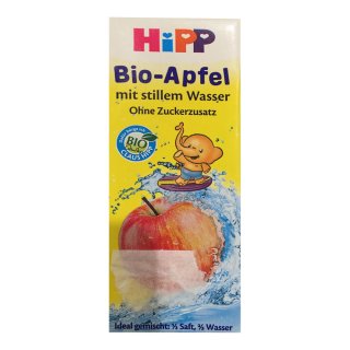 Hipp Fruchtsaft-Getränk Bio-Apfel mit stillem Mineralwasser ab 1. Jahr (200 ml, Papierflasche)