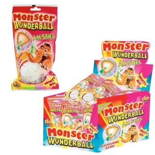 ZED Monster Wunderball am Stiel Frutti Mix 15 Stück (1x1,2 kg Packung)