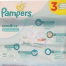Pampers Feuchttücher sensitive, 3x56 Stück (168 St Beutel)