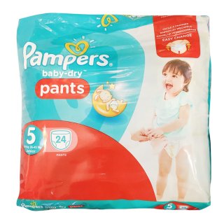 Pampers Baby-Dry Pants Größe 5 Junior 12-18 kg (24 St Packung)