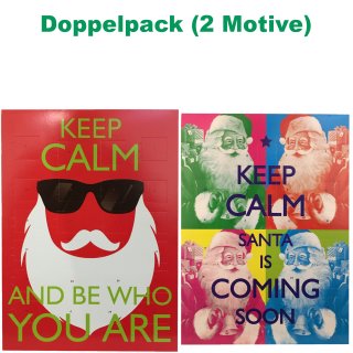 Adventskalender KEEP CALM ... 2er Set (2x100g)