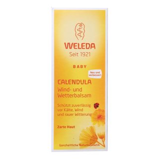 Weleda Baby Calendula Wind- und Wetterbalsam, 30 ml