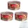 Red Band Fruchtgummi Zungen super sauer 3er Pack (3x1,28kg Dose) + usy Block
