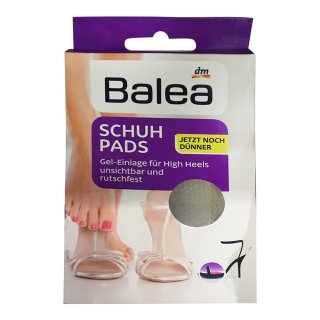 Balea Schuh Pads Gel-Einlage für High Heels unsichtbar und rutschfest (2 St Box)